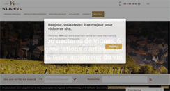 Desktop Screenshot of klipfel.com